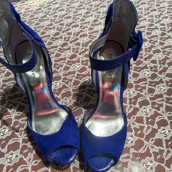 Bebe platform blue shoes !! - Picture 5 of 16